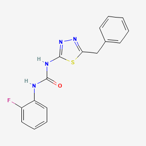 N-(5-benzyl-1,3,4-thiadiazol-2-yl)-N'-(2-fluorophenyl)urea