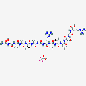 molecular formula C63H116N20O17 B575017 HCV NS4A Protein (21-34) (JT strain) CAS No. 176260-88-1