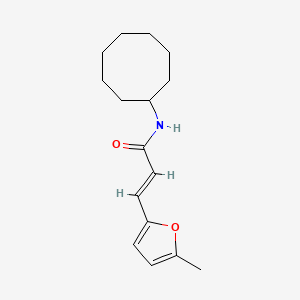 N-cyclooctyl-3-(5-methyl-2-furyl)acrylamide