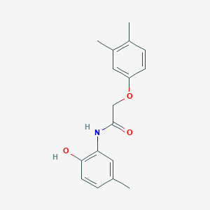 molecular formula C17H19NO3 B5750247 2-(3,4-dimethylphenoxy)-N-(2-hydroxy-5-methylphenyl)acetamide 