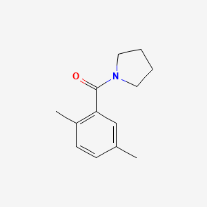 molecular formula C13H17NO B5750301 1-(2,5-dimethylbenzoyl)pyrrolidine 