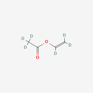 molecular formula C4H6O2 B575035 Vinyl acetate-D6 CAS No. 189765-98-8