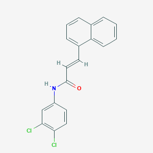 N-(3,4-dichlorophenyl)-3-(1-naphthyl)acrylamide