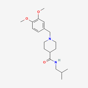 1-(3,4-dimethoxybenzyl)-N-isobutyl-4-piperidinecarboxamide