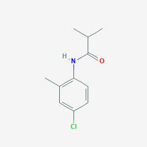 molecular formula C11H14ClNO B5750441 N-(4-chloro-2-methylphenyl)-2-methylpropanamide 