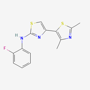N-(2-fluorophenyl)-2',4'-dimethyl-4,5'-bi-1,3-thiazol-2-amine