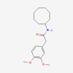 N-cyclooctyl-2-(3,4-dimethoxyphenyl)acetamide