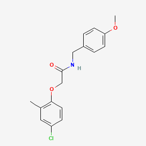 2-(4-chloro-2-methylphenoxy)-N-(4-methoxybenzyl)acetamide