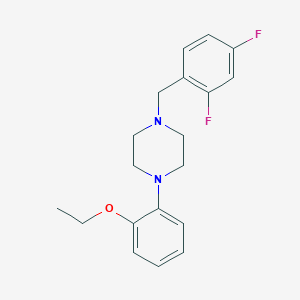 1-(2,4-difluorobenzyl)-4-(2-ethoxyphenyl)piperazine