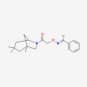 molecular formula C19H26N2O2 B5750630 benzaldehyde O-[2-oxo-2-(1,3,3-trimethyl-6-azabicyclo[3.2.1]oct-6-yl)ethyl]oxime 