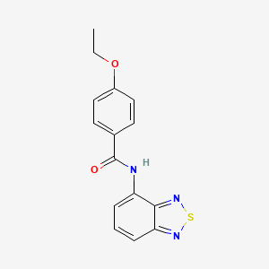 molecular formula C15H13N3O2S B5750645 N-2,1,3-benzothiadiazol-4-yl-4-ethoxybenzamide 