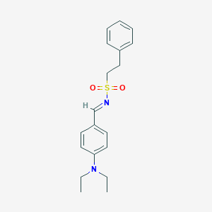 N-[4-(diethylamino)benzylidene]-2-phenylethanesulfonamide