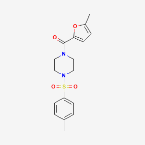 molecular formula C17H20N2O4S B5750682 1-(5-methyl-2-furoyl)-4-[(4-methylphenyl)sulfonyl]piperazine 