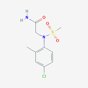 2-(4-chloro-2-methyl-N-methylsulfonylanilino)acetamide