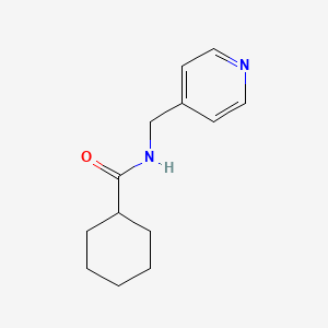 N-(4-pyridinylmethyl)cyclohexanecarboxamide