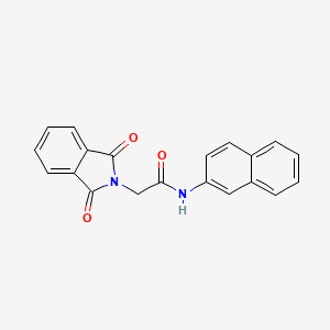 molecular formula C20H14N2O3 B5750753 2-(1,3-dioxo-1,3-dihydro-2H-isoindol-2-yl)-N-2-naphthylacetamide 