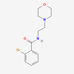 molecular formula C13H17BrN2O2 B5750819 2-bromo-N-[2-(4-morpholinyl)ethyl]benzamide 
