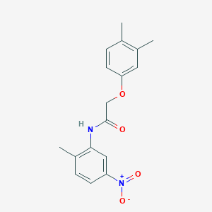 molecular formula C17H18N2O4 B5750822 2-(3,4-dimethylphenoxy)-N-(2-methyl-5-nitrophenyl)acetamide 