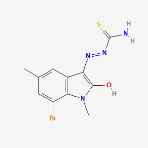 7-bromo-1,5-dimethyl-1H-indole-2,3-dione 3-thiosemicarbazone