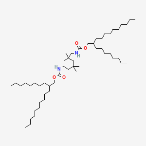 molecular formula C52H102N2O4 B575086 Dioctyldodecyl isophorone diisocyanate CAS No. 185458-75-7