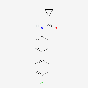 molecular formula C16H14ClNO B5750918 N-(4'-chloro-4-biphenylyl)cyclopropanecarboxamide 