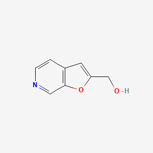molecular formula C8H7NO2 B575093 (Furo[2,3-c]pyridin-2-yl)methanol CAS No. 162537-72-6