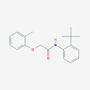 molecular formula C19H23NO2 B5750932 N-(2-tert-butylphenyl)-2-(2-methylphenoxy)acetamide 
