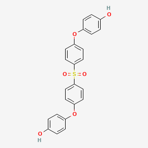 molecular formula C24H18O6S B5750961 4,4'-[sulfonylbis(4,1-phenyleneoxy)]diphenol 