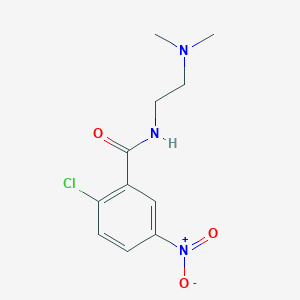 molecular formula C11H14ClN3O3 B5750971 2-chloro-N-[2-(dimethylamino)ethyl]-5-nitrobenzamide 