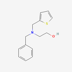 molecular formula C14H17NOS B5750999 2-[benzyl(2-thienylmethyl)amino]ethanol 