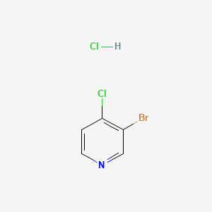 molecular formula C5H4BrCl2N B575118 3-Bromo-4-chloropyridine hydrochloride CAS No. 181256-18-8