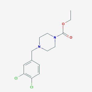 ethyl 4-(3,4-dichlorobenzyl)-1-piperazinecarboxylate