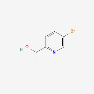 molecular formula C7H8BrNO B575126 1-(5-溴吡啶-2-基)乙醇 CAS No. 159533-68-3