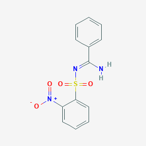 N'-[(2-nitrophenyl)sulfonyl]benzenecarboximidamide