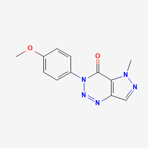 3-(4-methoxyphenyl)-5-methyl-3,5-dihydro-4H-pyrazolo[4,3-d][1,2,3]triazin-4-one