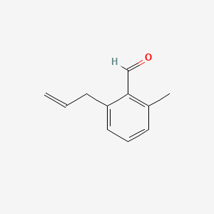 molecular formula C11H12O B575131 2-Allyl-6-methylbenzaldehyde CAS No. 179554-11-1