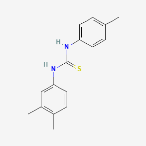 N-(3,4-dimethylphenyl)-N'-(4-methylphenyl)thiourea