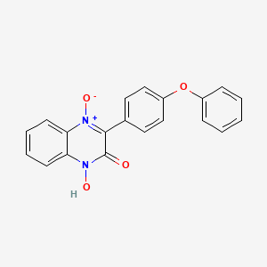 molecular formula C20H14N2O4 B5751324 1-hydroxy-3-(4-phenoxyphenyl)-2(1H)-quinoxalinone 4-oxide 