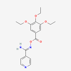 N'-[(3,4,5-triethoxybenzoyl)oxy]-4-pyridinecarboximidamide