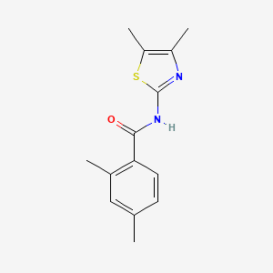 N-(4,5-dimethyl-1,3-thiazol-2-yl)-2,4-dimethylbenzamide
