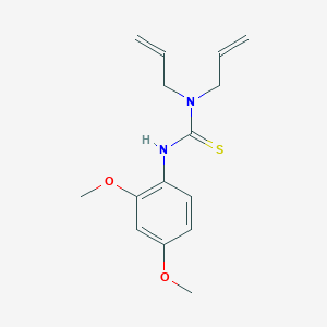 molecular formula C15H20N2O2S B5751452 N,N-diallyl-N'-(2,4-dimethoxyphenyl)thiourea 