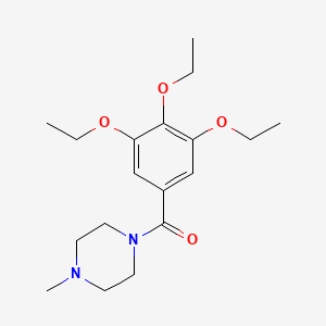 1-methyl-4-(3,4,5-triethoxybenzoyl)piperazine