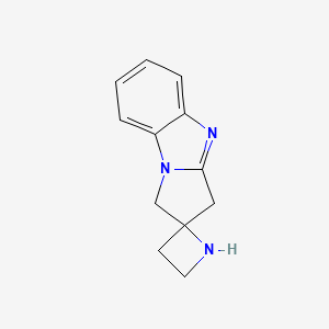 B575153 1'H,3'H-Spiro[azetidine-2,2'-pyrrolo[1,2-a]benzimidazole] CAS No. 174125-51-0