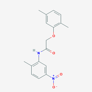 molecular formula C17H18N2O4 B5751626 2-(2,5-dimethylphenoxy)-N-(2-methyl-5-nitrophenyl)acetamide 