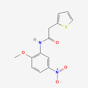 N-(2-methoxy-5-nitrophenyl)-2-(2-thienyl)acetamide