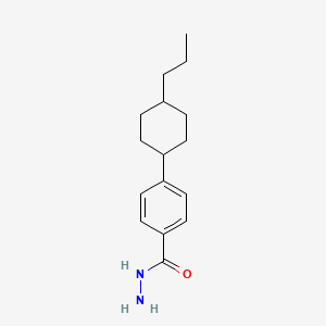 molecular formula C16H24N2O B5751661 4-(4-propylcyclohexyl)benzohydrazide 