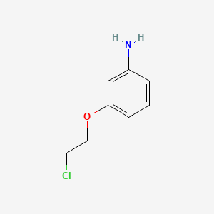B575167 3-(2-Chloroethoxy)aniline CAS No. 178910-32-2