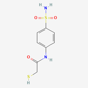 N-[4-(aminosulfonyl)phenyl]-2-mercaptoacetamide