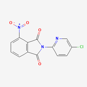 molecular formula C13H6ClN3O4 B5751790 2-(5-chloro-2-pyridinyl)-4-nitro-1H-isoindole-1,3(2H)-dione 