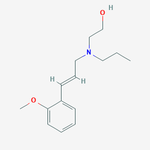 2-[[3-(2-methoxyphenyl)-2-propen-1-yl](propyl)amino]ethanol